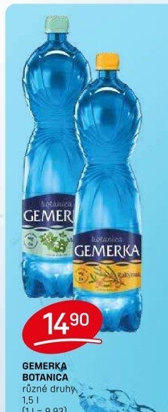 Ochucená voda Gemerka