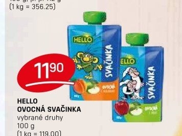 Ovocná kapsička Hello