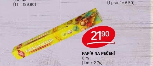 Papír na pečení Dobrý Výběr