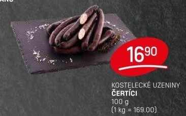 Párky Čertíci Kostelecké uzeniny