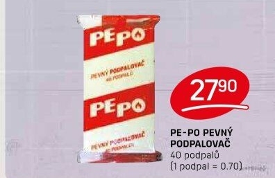 Podpalovač pevný Pe-Po