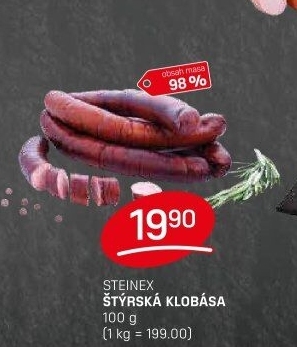 Štýrská klobása Steinex