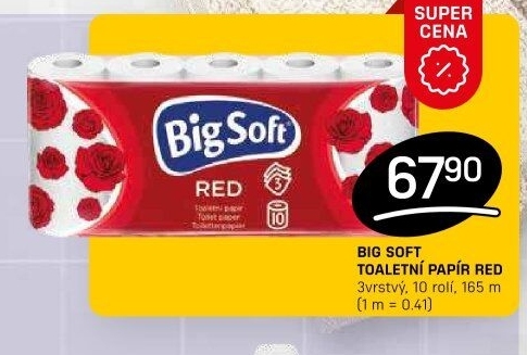 Toaletní papír 3vrstvý Big Soft