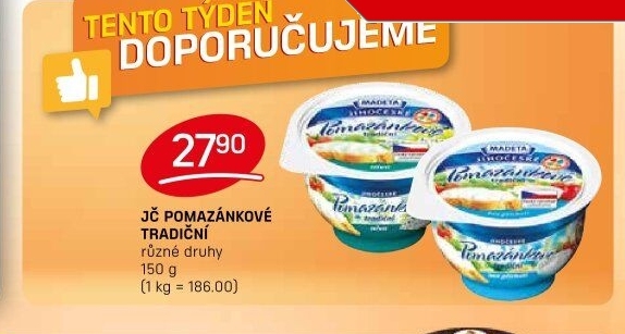 Tradiční pomazánkové Jihočeské Madeta