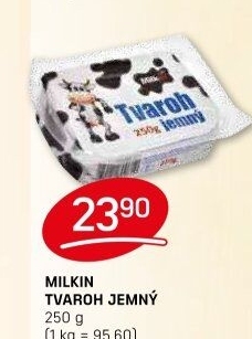 Tvaroh jemný Milkin