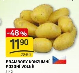 Brambory konzumní pozdní