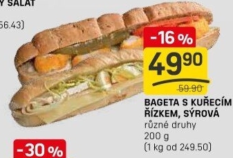 Obložená bageta