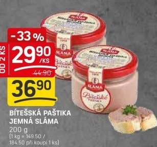 Paštika bítešská jemná Sláma