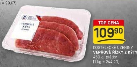 Řízky vepřové Kostelecké uzeniny