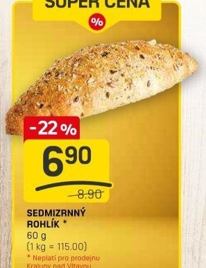 Sedmizrnný rohlík