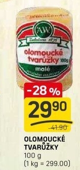 Sýr tvarůžky olomoucké A.W.
