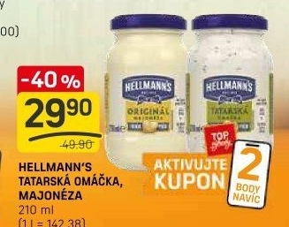 Tatarská omáčka Hellmann'
