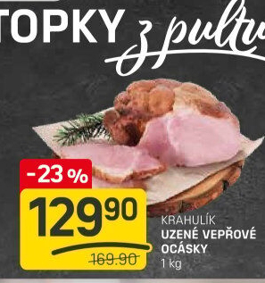 Vepřové ocásky uzené Krahulík