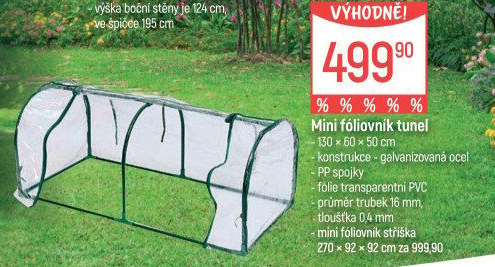 Foliovník mini
