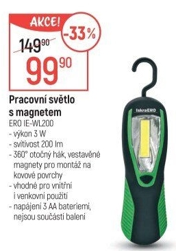 Pracovní světlo Iskra Ero