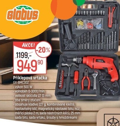 Příklepová vrtačka Iskra GX-BMC002