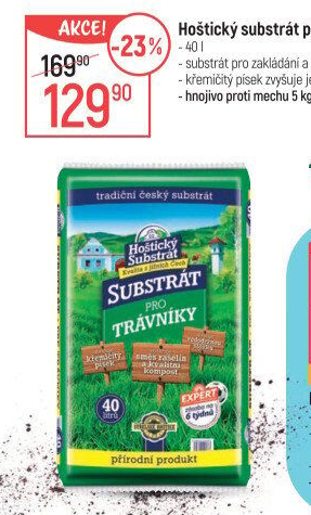 Substrát Hoštický pro trávníky Hoštický Substrát