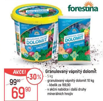Vápenec dolomitický Forestina Mineral