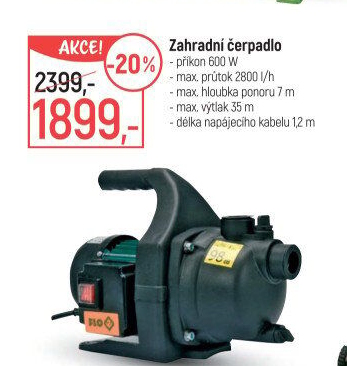 Zahradní čerpadlo