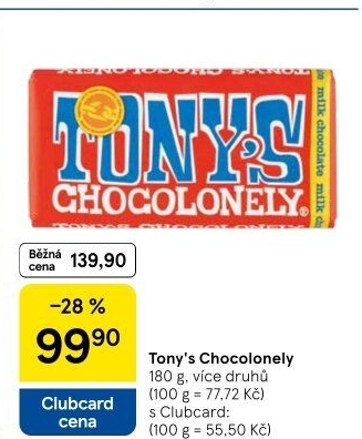 Čokoláda Tony’s Chocolonely