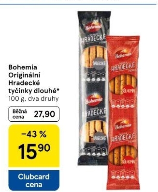 Hradecké tyčinky Bohemia