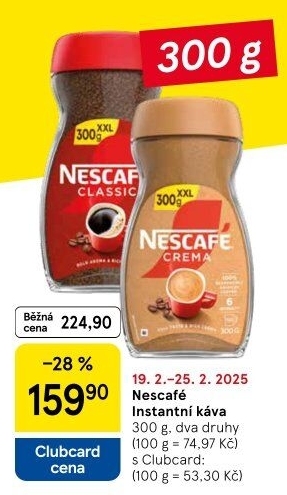 Instantní kávy Nescafé