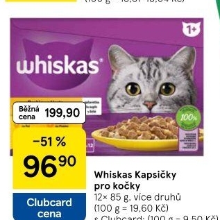 Kapsičky pro kočky Whiskas