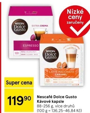 Kapsle Dolce Gusto Nescafé