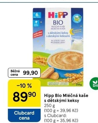Kaše mléčná Bio HiPP