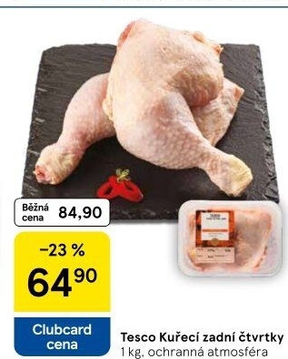 Kuřecí čtvrtky Tesco