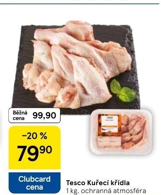 Kuřecí křídla Tesco