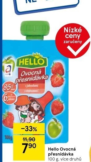 Ovocná kapsička Hello