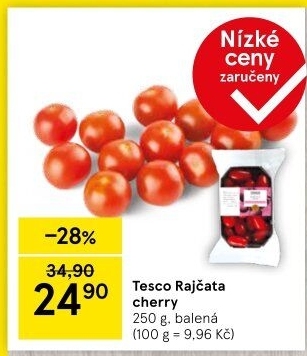 Rajčata cherry Tesco