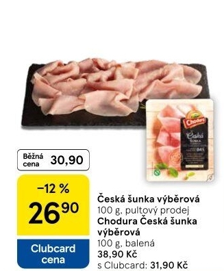 Šunka česká výběrová