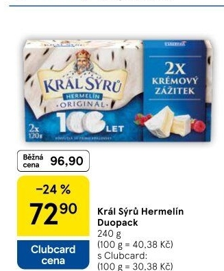 Sýr Hermelín Král sýrů