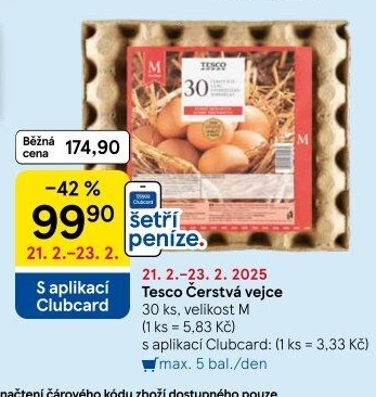 Vejce M Tesco