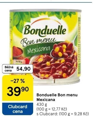 Fazole Mexicana Bon Menu Bonduelle