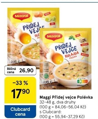 Instantní polévka Přidej vejce Maggi