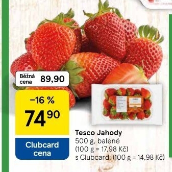 Jahody Tesco