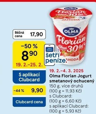 Jogurt smetanový Florian Olma