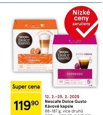 Kapsle Dolce Gusto Nescafé
