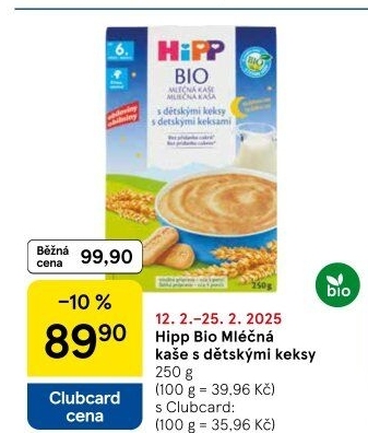 Kaše mléčná Bio HiPP