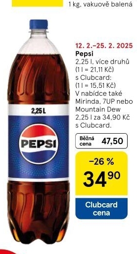 Limonáda Pepsi