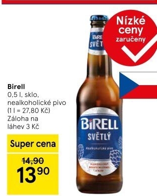 Nealkoholické pivo Birell