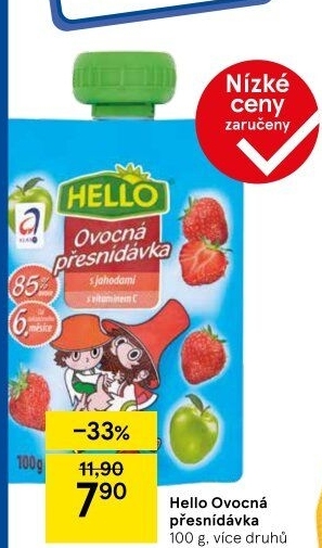 Ovocná kapsička Hello