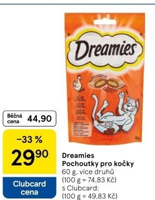 Pamlsky pro kočky Dreamies Whiskas
