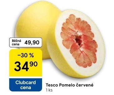 Pomelo červené Tesco - Tesco akcniletaky.com