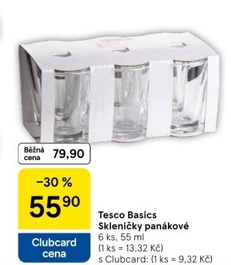 Štamprle - odlivky Tesco Basics