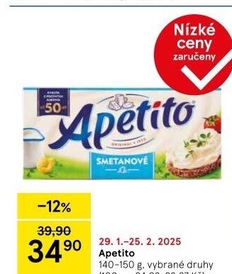 Sýr tavený Apetito