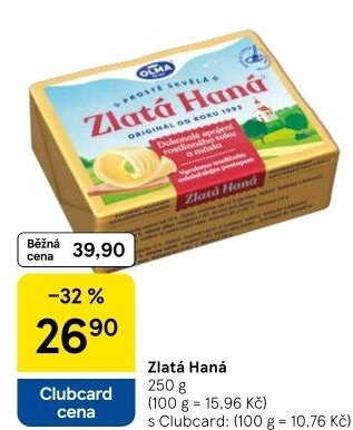 Tuk Zlatá Haná Olma